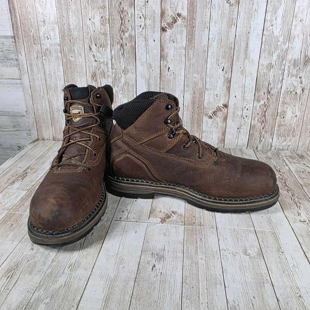 Irish Setter 83608 Work Boots Mens Size 11 D Brown‎ Leather Waterproof Vibram